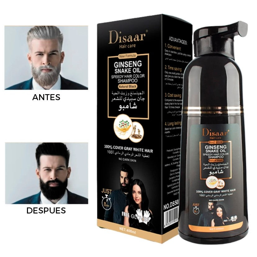 DI ADIÓS A LAS CANAS CON EL SHAMPOO COLORANTE