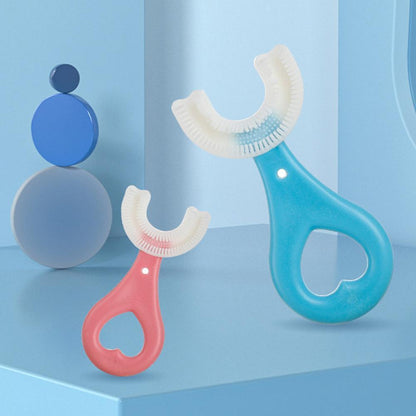 Cepillo de dientes en forma de U para niños