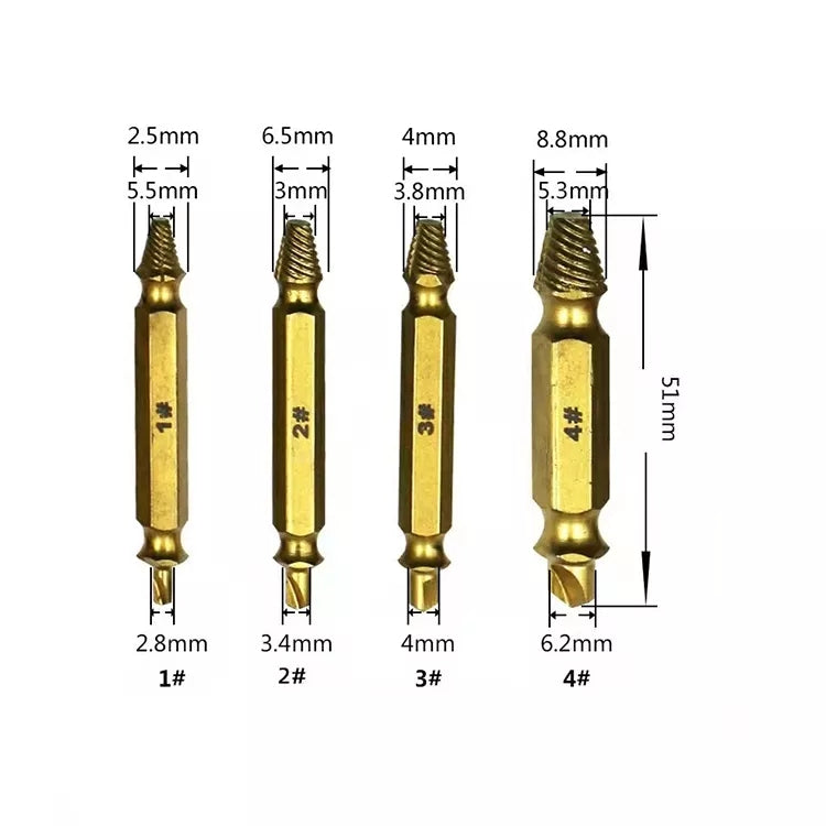 SET BROCAS EXTRACTORA DE TORNILLOS